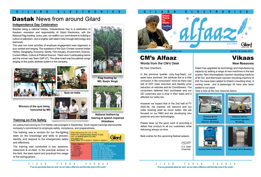 ALFAAZ – October 2025 Issue No. 48