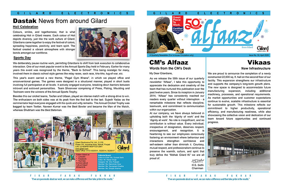 ALFAAZ – April 2026 Issue No. 50