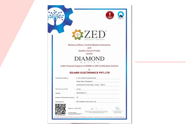 ZED (Zero Defect-Zero Effect) Certification in Diamond Rating